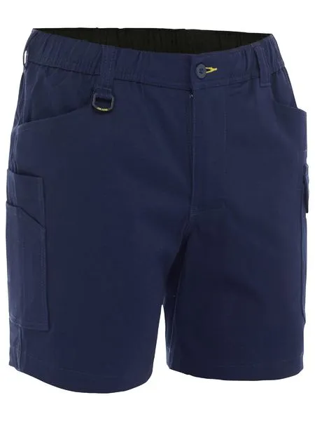 Bisley Stretch Cotton Elastic Waist Cargo Short (BSHC1018)