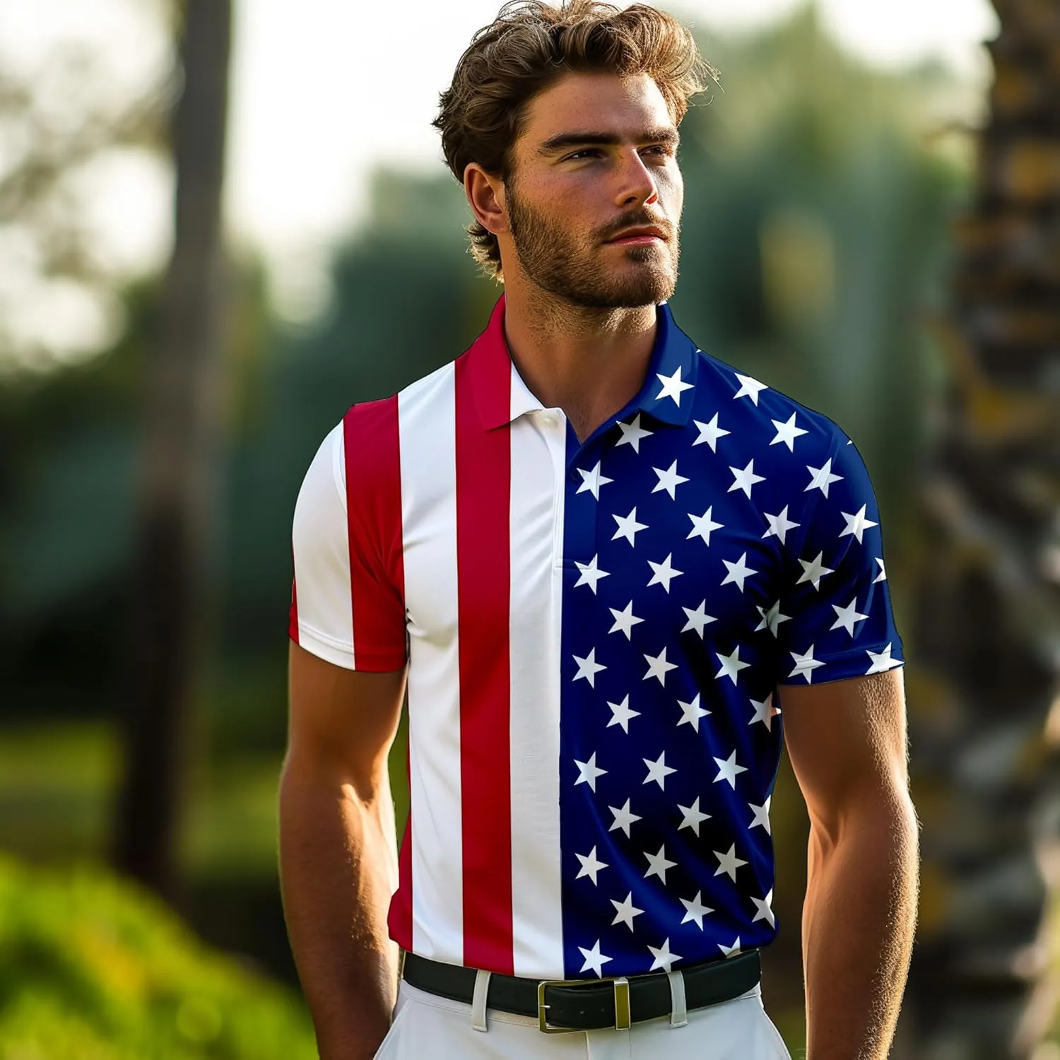 Funny Golf Shirts for Men,Mens Hawaiian Shirts Short Sleeve Novelty Crazy Golf Shirts
