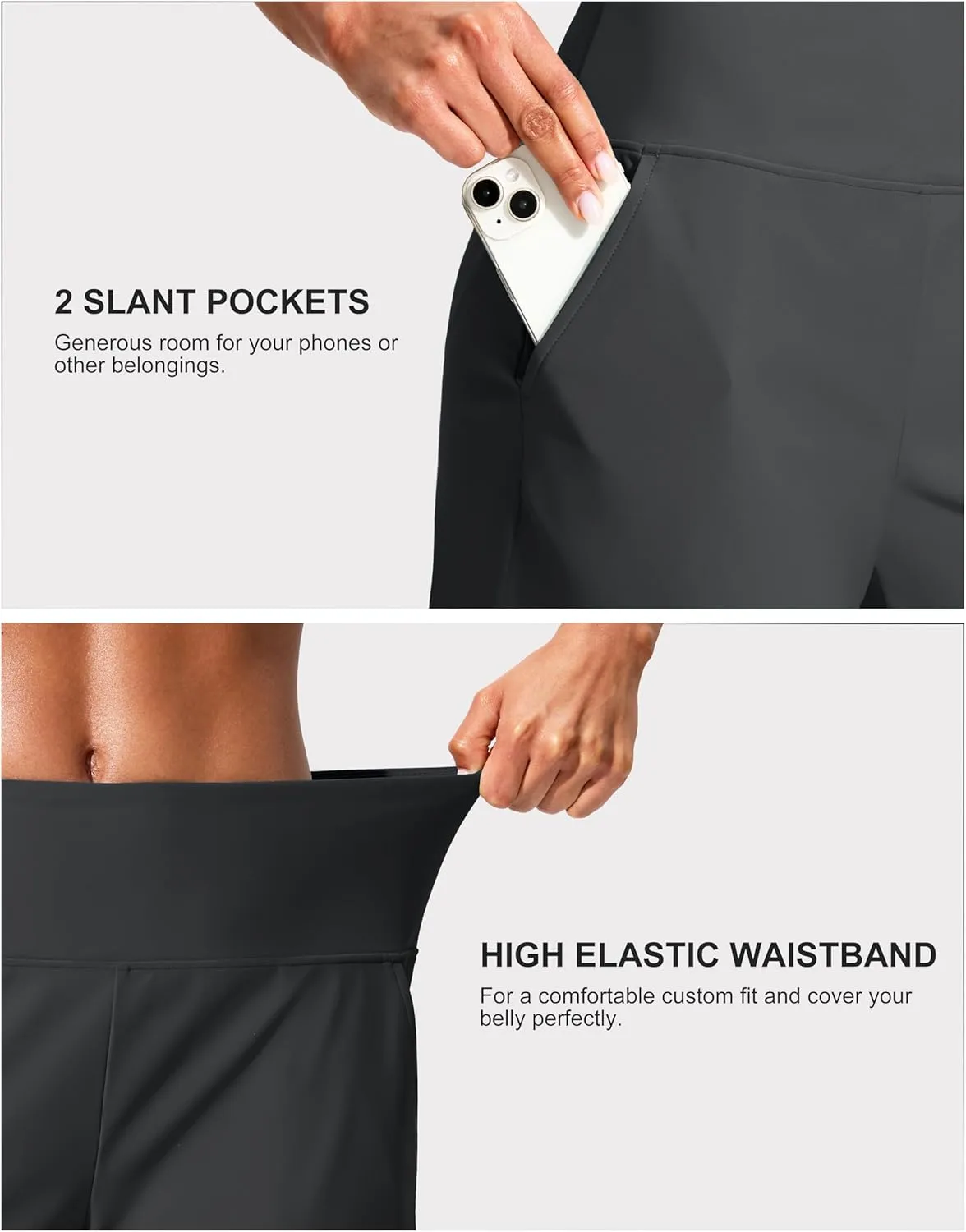 G Gradual Women's 7" Quick Dry Swim Board Shorts Swimming Bottoms High Waisted Beach Shorts for Women with Liner Pockets