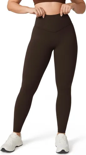 Hugcurve No Front Seam Full Length High Waisted Workout Leggings for Women Buttery Yoga Pants Athletic Tights - 28''