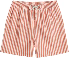 Men's Striped Swim Trunks Bathing Suits Quick Dry Board Shorts Mesh Lining Beach Swimwear with Pockets