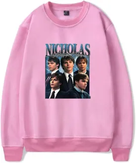 Nicholas Chavez Long Sleeve Crew Neck Sweater Men/Women Longsleeve Sweater