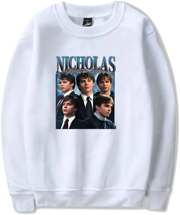 Nicholas Chavez Long Sleeve Crew Neck Sweater Men/Women Longsleeve Sweater
