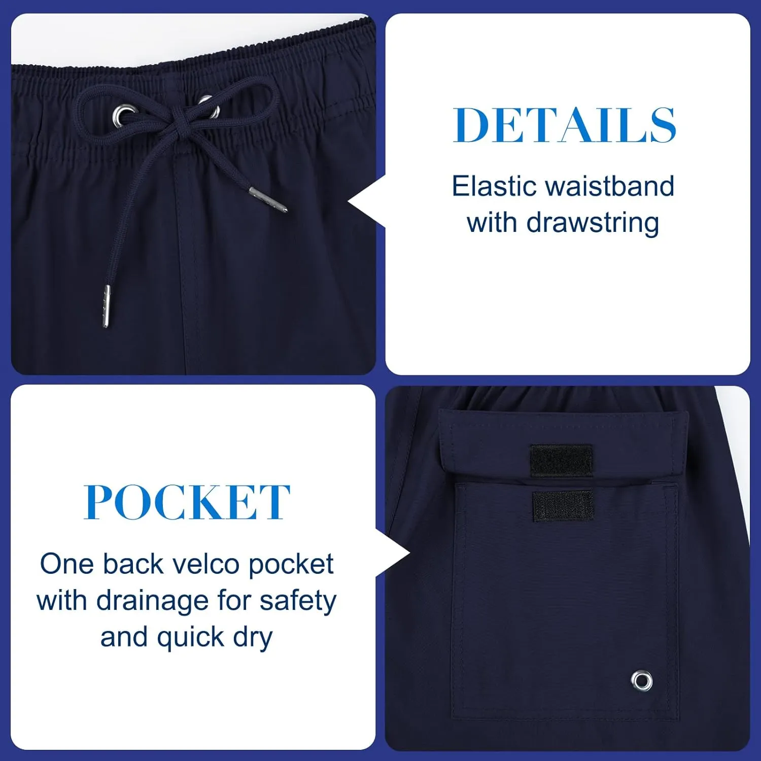 Surenow Mens Swimming Trunks Quick Dry Swim Shorts with Mesh Lining Funny Swimwear Bathing Suits Beach Shorts
